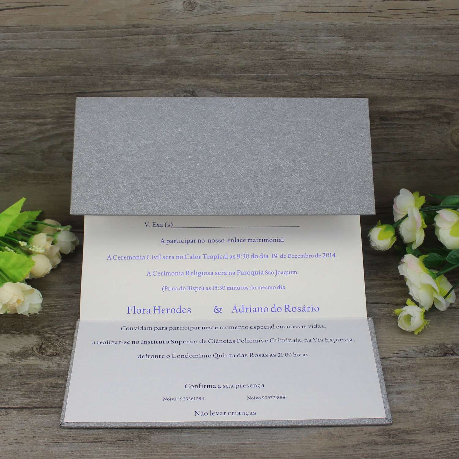 Accordian Fold Invitation  Card Hardcover Wedding Card Rectangle Printing Customized 